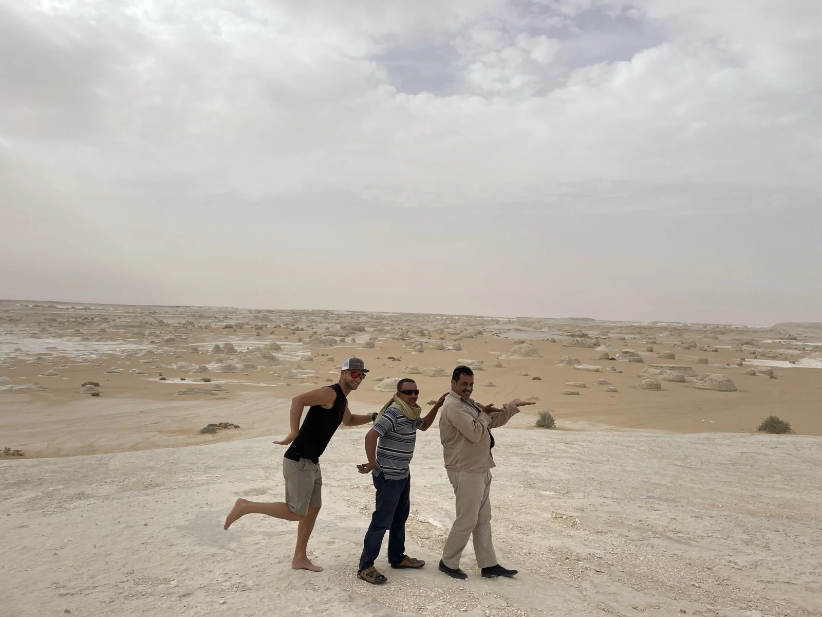 Our mini dance performance in the Egyptian desert